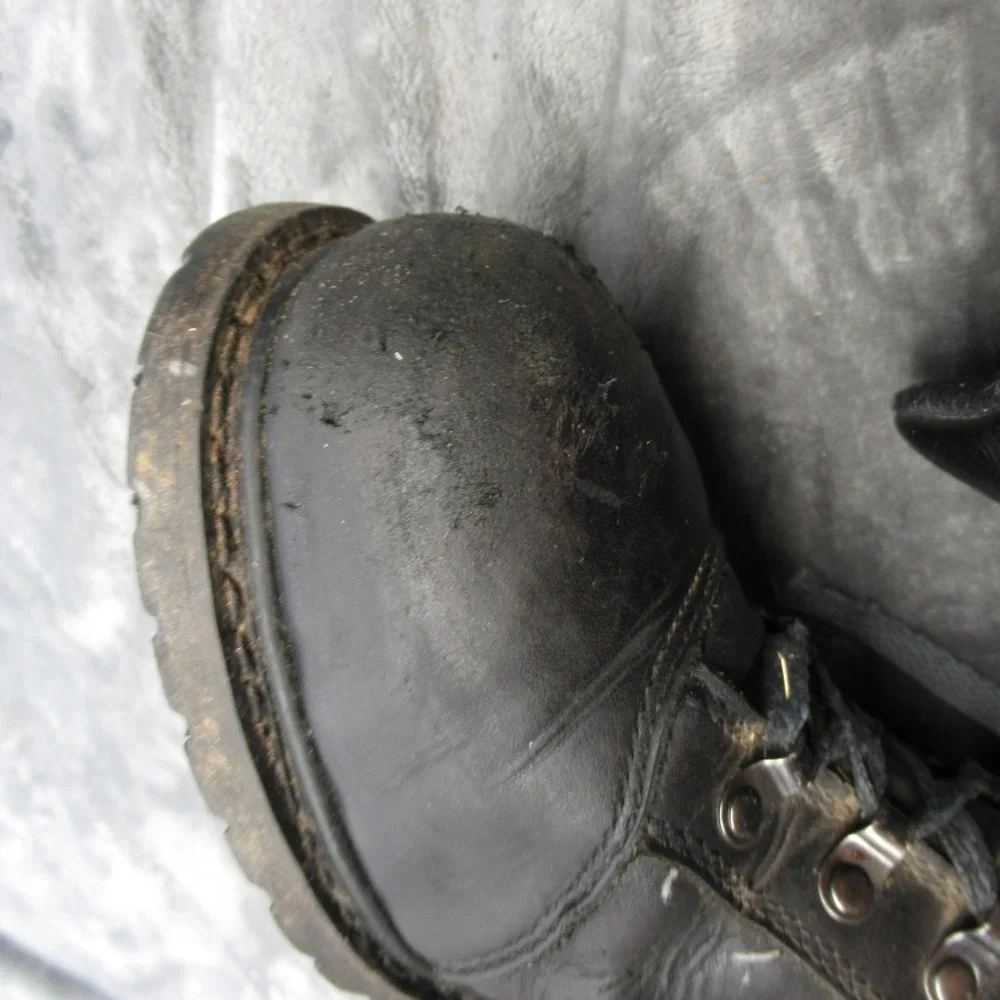 Red Wing Work Boots Mens‎ 10 D Black 971 Leather Waterproof Steel Toe Lace-Up